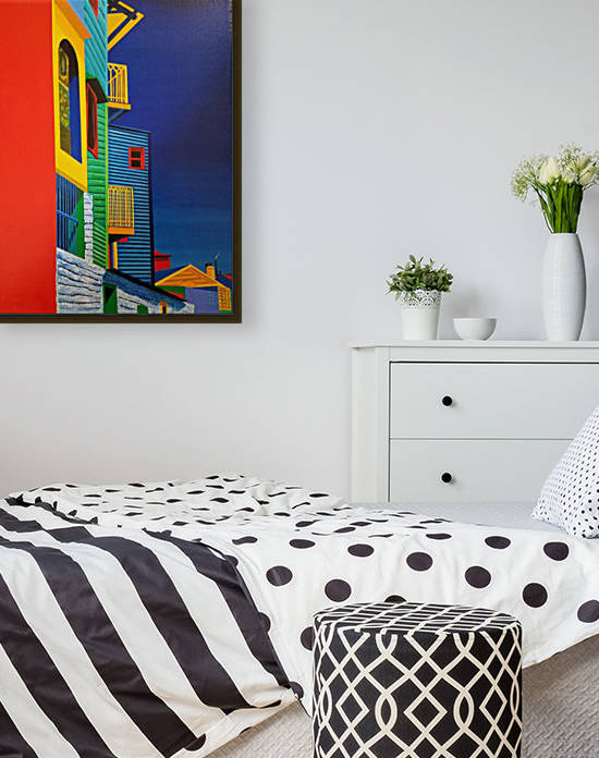 lA Boca Color and Shapes by Bella Visat Artist