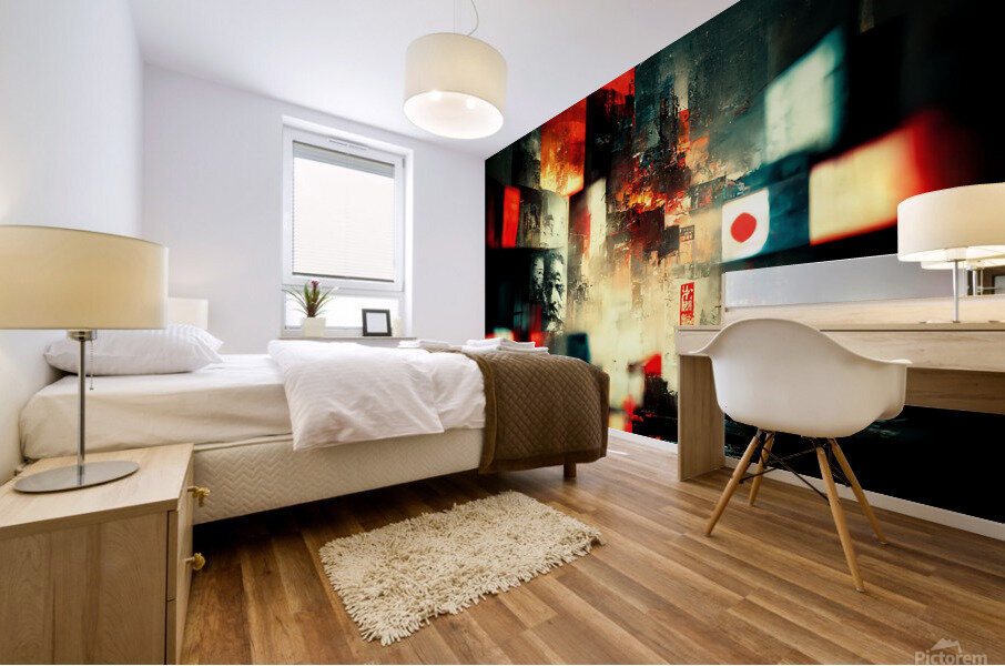 Japan Series: Firebomb Mural print