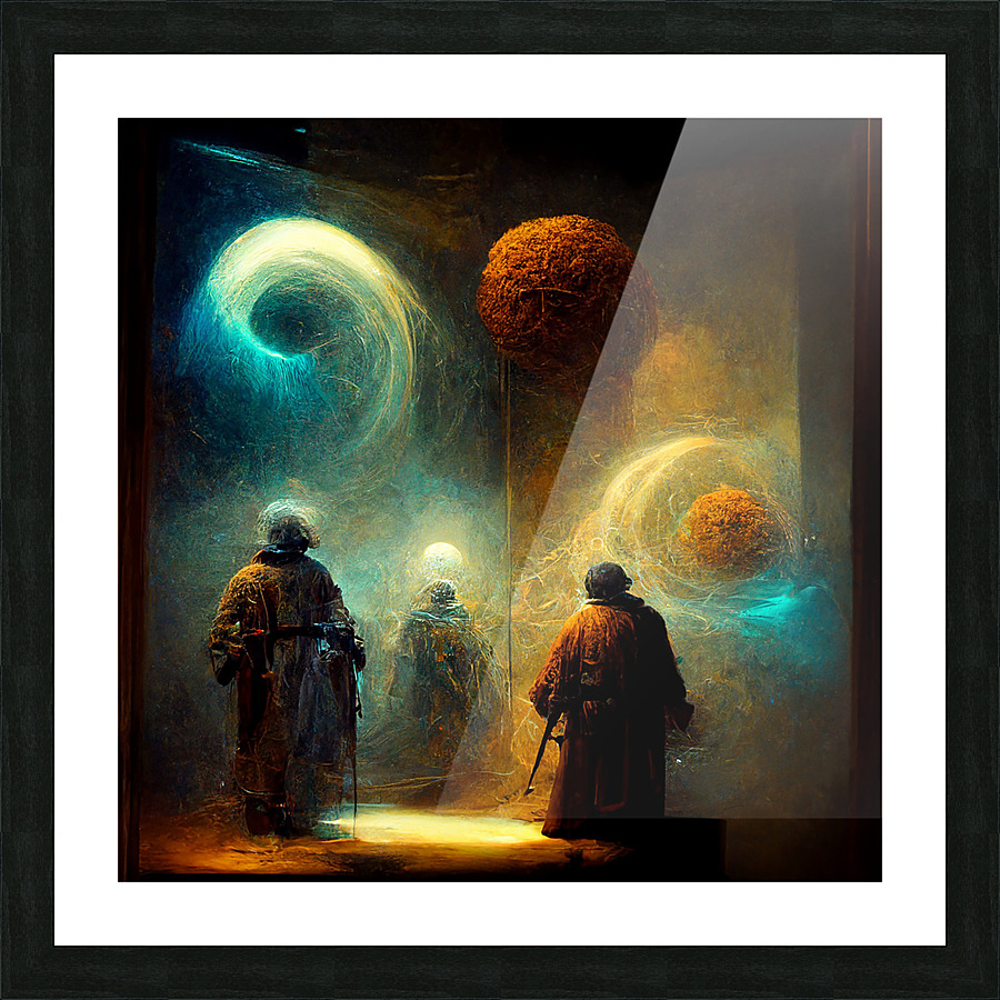 Lit Series: Three Body Problem Picture Frame print