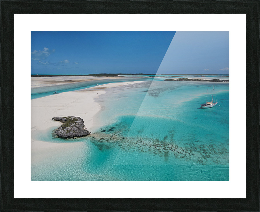 Bluer Than Blue Picture Frame print