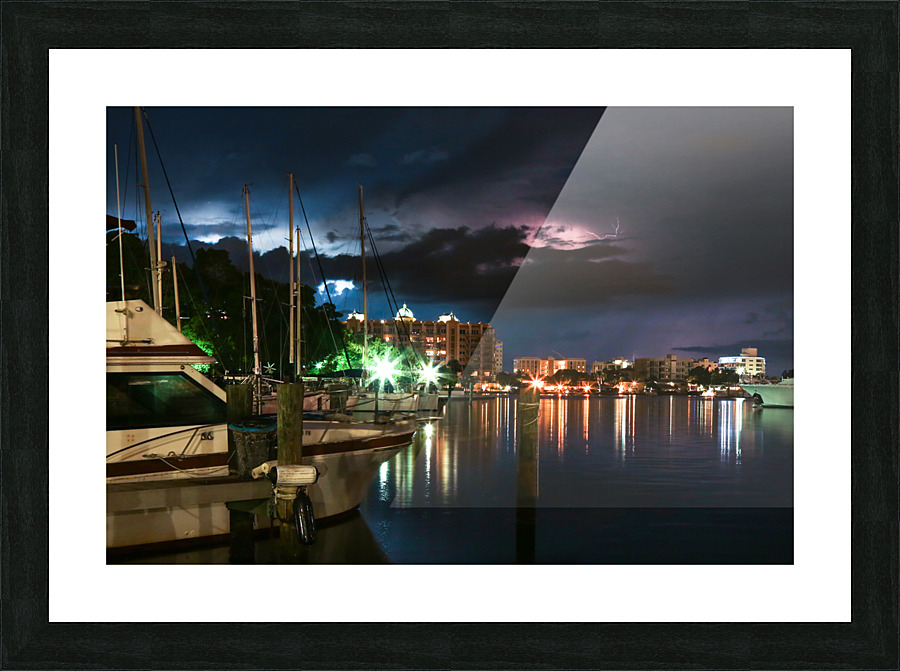 When Lightning Strikes Picture Frame print