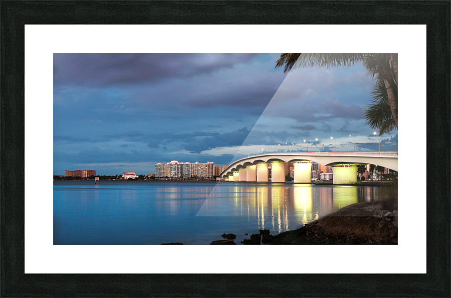 Bridge Over Calm Waters Picture Frame print