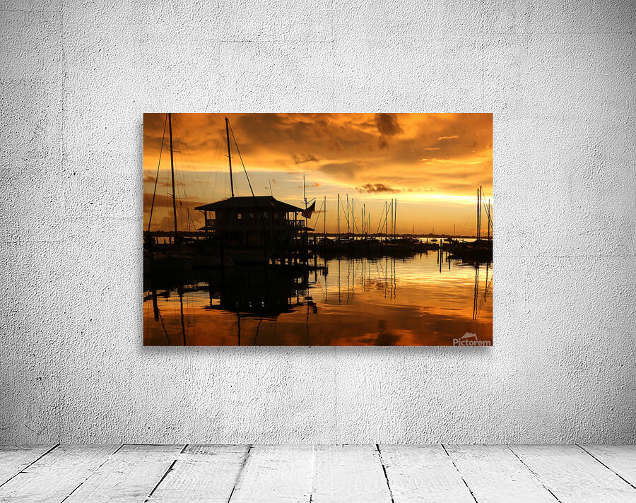 Silhouette Sunset Wall Preview