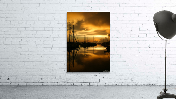 Golden Sunset Wall Preview