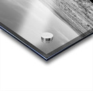 Utah Railroad And Mountains Grayscale Acrylic print