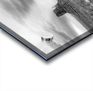 Evening At Monument Valley Pano Grayscale Acrylic print