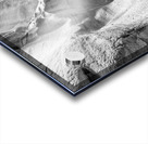 Glowing Kanarra Falls Staircase Grayscale Acrylic print