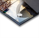 Sunrise Bench View Of Farnam Pier Acrylic print