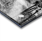 Spring Season Tranquility Grayscale Acrylic print