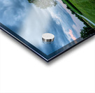 Country Road And Oak Tree Sunset Acrylic print