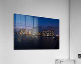 Navarre Beach Skyline Night Acrylic Print