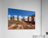 Professor Creek By A Bluff Acrylic Print