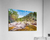 Rocky Creek And Rhyolite Rocks Acrylic Print