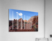 Sun Lit Skyline Arch Utah Acrylic Print