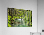 Green Spring Tranquility Acrylic Print