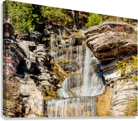 Indian Cliff Falls Top Canvas Print
