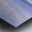 Pink Rolling Waves Navarre Beach Pier Metal print