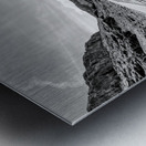 Utah Highway 128 Colorado River Roadside Grayscale Metal print