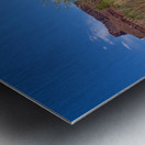 Professor Creek By A Bluff Metal print