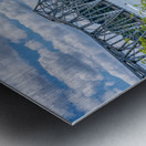 Boats Under Kimberling City Bridge Metal print