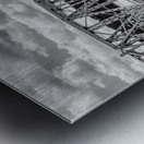 Kimberling City Bridge Missouri Grayscale Metal print