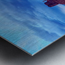 Evening At Monument Valley Pano Metal print