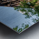 Path Under Old Railroad Bridge Metal print