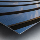 Sun Star Sunrise Throuh Farnam Pier Metal print