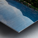 Golden Sunset By Pikes Peak Metal print