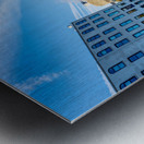 Contrails Over Gene Leahy Mall Park Metal print