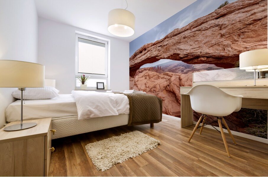 At Mesa Arch Canyonlands Mural print