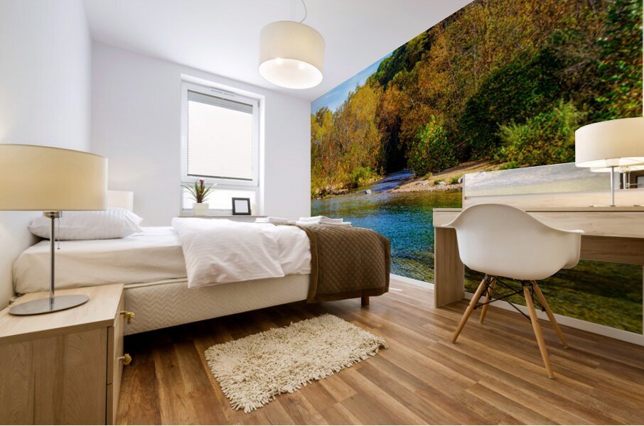 Huzzah Creek Meets The Fall Season Mural print