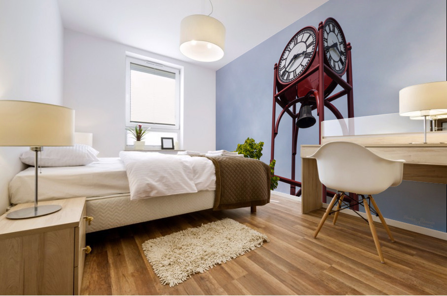 Petosky Tower Clock Mural print