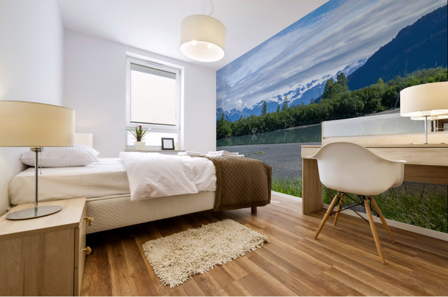 Alaska Mountainscape Mural print