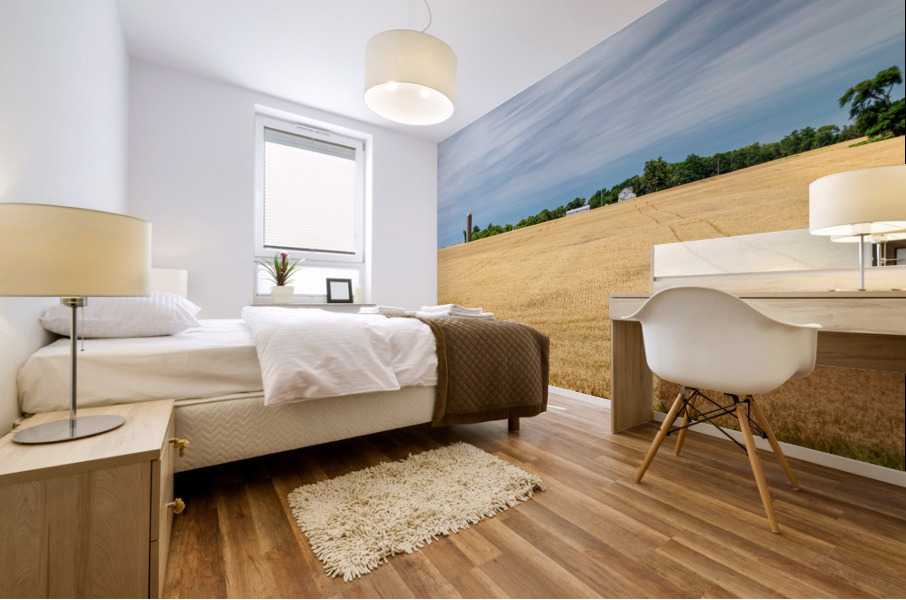 Kansas Wheat Farm Mural print