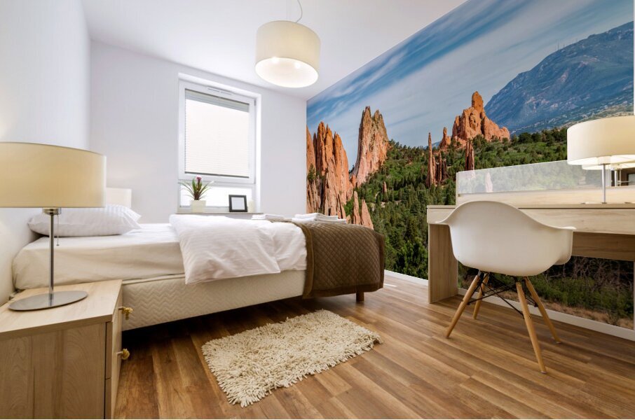 Colorado Hike View Of Cathedral Spires Mural print