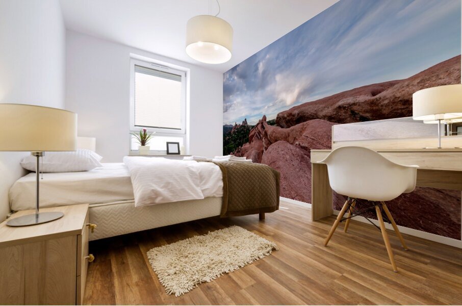 Waves Of Rocks Colorado Mural print