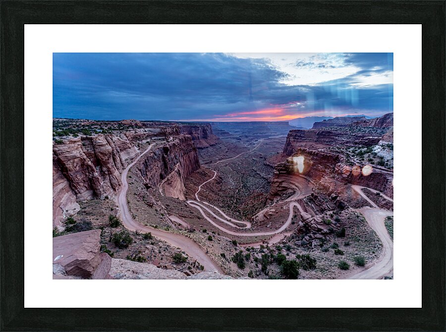Canyonlands Shafer Trail Dawn Picture Frame print