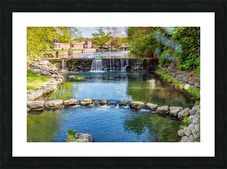 Cascading Waterfall Siloam Springs Arkansas Picture Frame print
