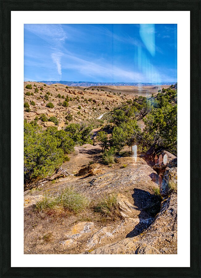 Harleys Dome Valley View Vertical Picture Frame print