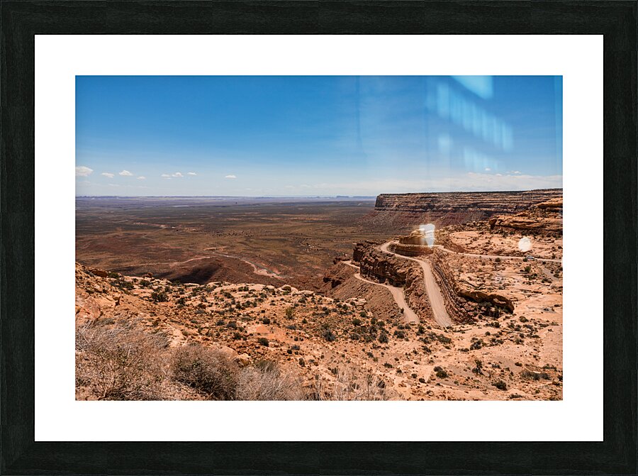 Moki Dugway Switchback Road Valley View Picture Frame print