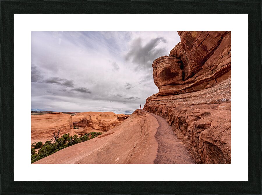 Narrow Path To Delicate Arch Picture Frame print