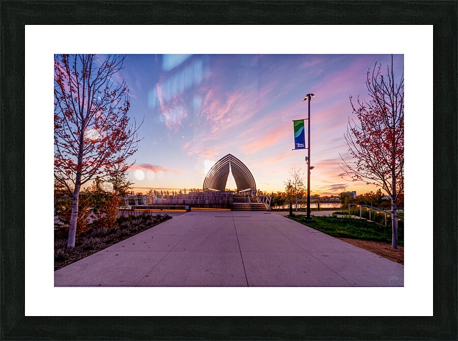 Pink Sunrise At Farnam Pier Picture Frame print