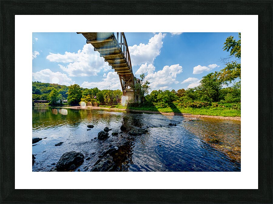 Below The Cotter Bridge Picture Frame print