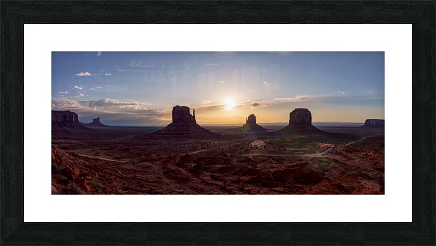 Monument Valley Panorama Picture Frame print