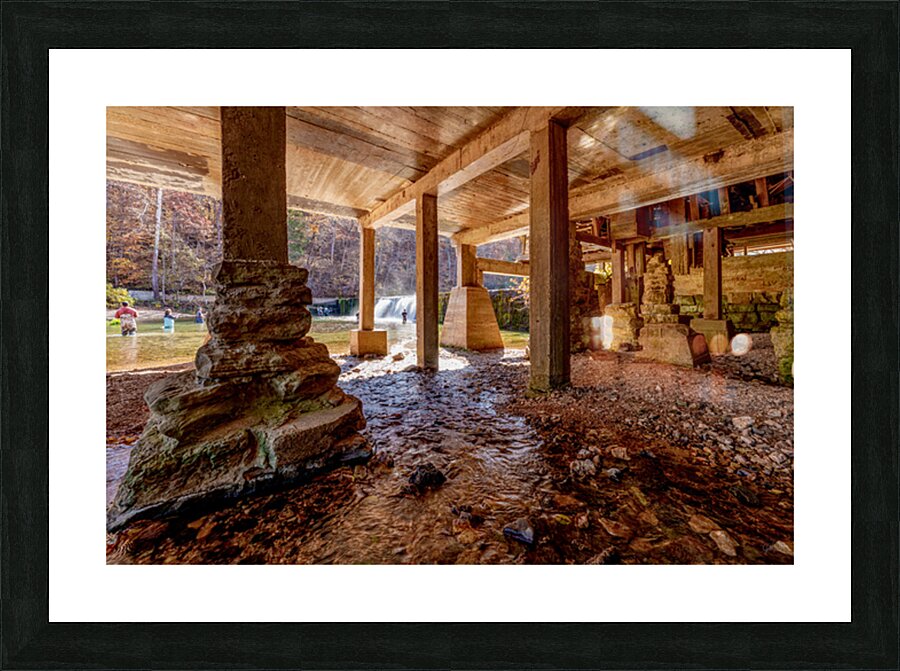 Underneath Rockbridge Mill Picture Frame print