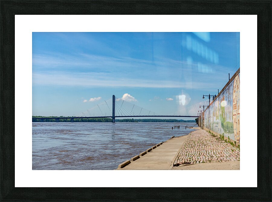 Cape Girardeau Mississippi River View Picture Frame print