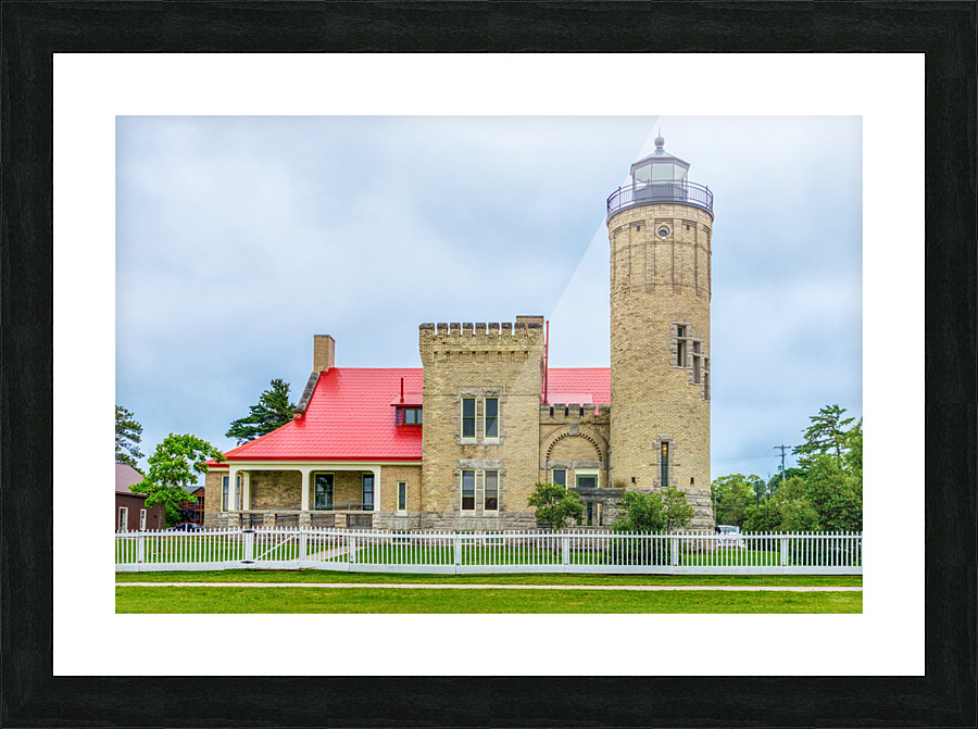 Old Mackinac Point Lighthouse Picture Frame print