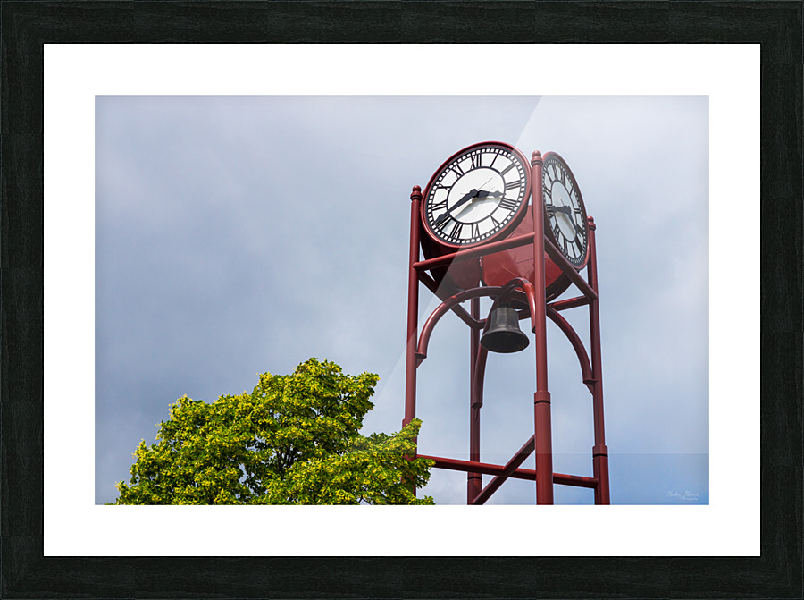 Petosky Tower Clock Picture Frame print