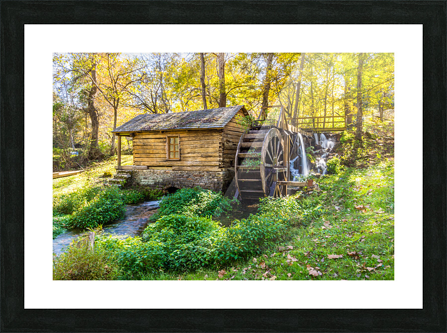 Reeds Spring Mill Picture Frame print